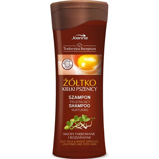 Joanna Traditional Žloutek a pšeničné klíčky šampon na vlasy 300 ml