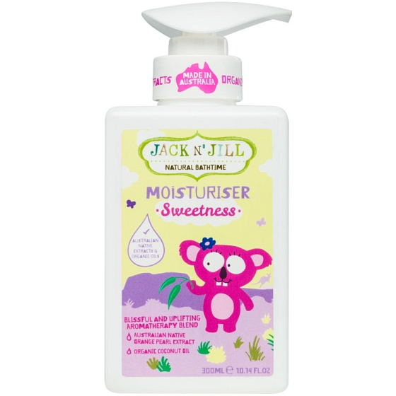 Jack N Jill BIO Sweetness Sladkost tělové mléko pro děti dávkovač 300 ml