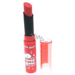 Miss Sporty Wonder Sheer & Shine Lipstick rtěnka 300 Almost Coral 1 g