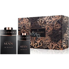 Bvlgari Man In Black parfémovaná voda pro muže 60 ml + parfémovaná voda 15 ml, dárková sada