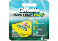 Gillette Contour Plus náhradní hlavice pro muže 5 kusů
