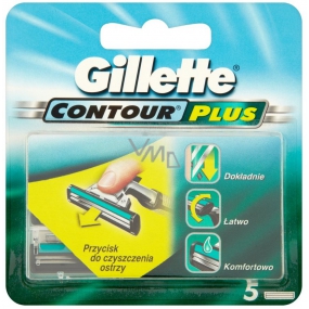 Gillette Contour Plus náhradní hlavice pro muže 5 kusů