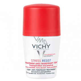 Vichy Stress Resist 72h deodorant antiperspirant roll-on proti nadměrnému pocení bez alkoholu unisex 50 ml