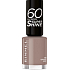 Rimmel London 60 Seconds Super Shine Nail Polish lak na nehty 810 Grungy Grey 8 ml