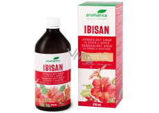 Aromatica Ibisan Jitrocelový sirup působí příznivě na dýchací cesty 210 ml