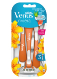Gillette Venus Riviera pohotové holítko 3břity, 3 kusy pro ženy