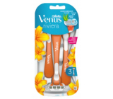 Gillette Venus Riviera pohotové holítko 3břity, 3 kusy pro ženy