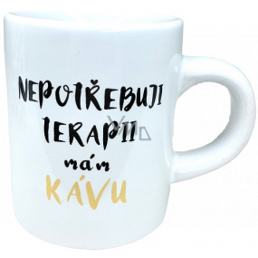 Albi Espresso hrnek v krabičce Nepotřebuji terapii, mám kávu 100 ml