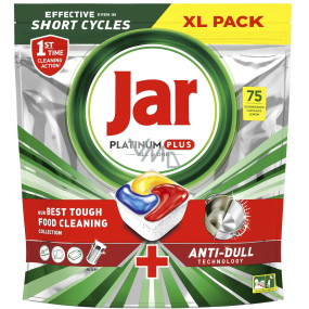 Jar Platinum Plus kapsle do myčky nádobí 75 kusů