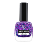 Golden Rose Keratin Nail Color Glitter lak na nehty 414 10,5 ml