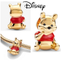 Charm Sterlingové stříbro 925 Disney Medvídek Pú, korálek na náramek