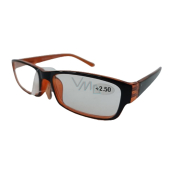 Berkeley Čtecí dioptrické brýle +2,5 plast černo oranžové 1 kus MC2062