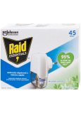 Raid Essentials elektrický odpařovač s tekutou náplní proti komárům 45 nocí 27 ml