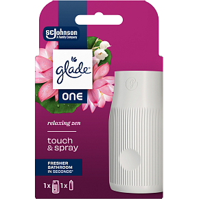 Glade ONE osvěžovač vzduchu Touch & Spray + náplň Relaxing Zen, 10ml Glade ONE osvěžovač vzduchu Touch & Spray + náplň Relaxing Zen, 10ml