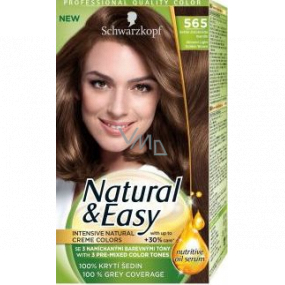 Schwarzkopf Natural & Easy barva na vlasy 565 Světle zlatohnědá skořice