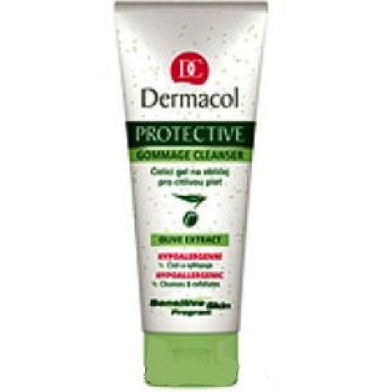 Dermacol Protective Gommage Cleanser Čisticí gel na obličej pro citlivou pleť