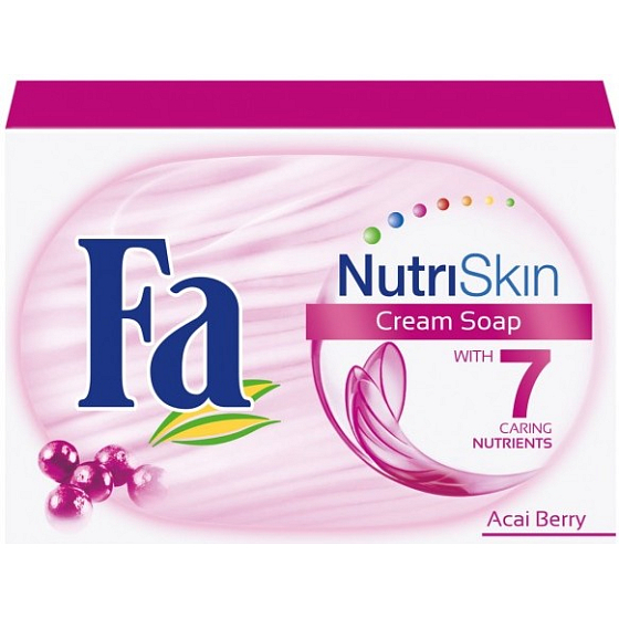Fa NutriSkin Moisturising Acai Berry toaletní mýdlo 100 g