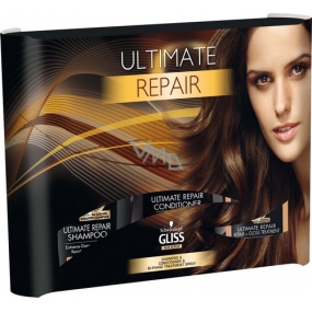 Gliss Kur Ultimate Repair šampon 250 ml + balzám 200 ml + kúra 100 ml, kosmetická sada