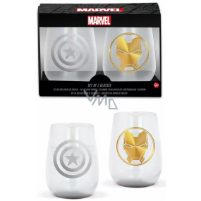 Epee Merch Marvel Avengers sada sklenic v dárkovém boxu 2 x 510 ml