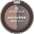 Essence Make Me Brow Duo Eyebrow Powder pudr na obočí 02 Mix It Brunette! 4 g