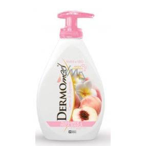 Dermomed Frangipani & White Peach tekuté mýdlo dávkovač 300 ml