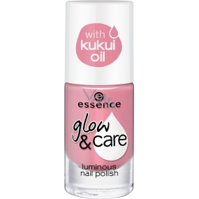 Essence Glow & Care Luminous Nail Polish lak na nehty 03 Shine On 8 ml