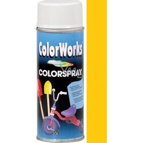 Color Works Colorsprej 918501 zlato-žlutý alkydový lak 400 ml