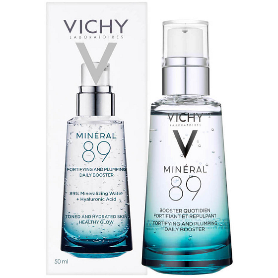 Vichy Minéral 89 Hyaluron-Booster posilující a vyplňující booster pro všechny typy pleti 50 ml