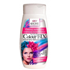 Bione Cosmetics Colour Fix oplachový krémový kondicionér blokuje barvy vlasů proti vymívání 260 ml