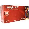 Aurelia Delight Blue PF Rukavice vinylové jednorázové bez pudru bezbarvé, velikost XL box 100 kusů