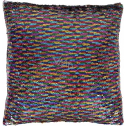 Albi Polštář s flitry Duha 37 x 37 x 10 cm