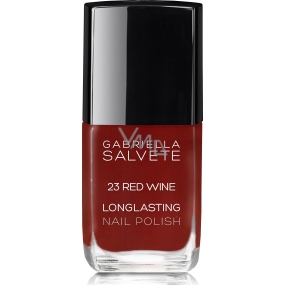 Gabriella Salvete Longlasting Enamel dlouhotrvající lak na nehty s vysokým leskem 23 Red Wine 11 ml