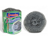 Spontex 3 Steelmax drátěnka kovová 3 kusy 12 g