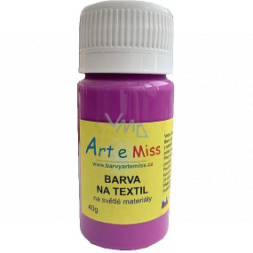 Art e Miss Barva na světlý textil 82 Neon fialová 40 g