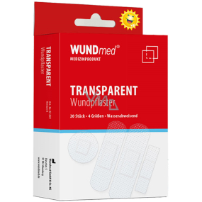 WUNDmed Transparent Wundpflaster náplast transparentní 20 kusů