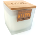Heart & Home Nature Pomerančová kůra & hřebíček vonná svíčka velká sklo, doba hoření až 40 hodin 210 g