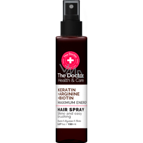 The Doctor Health & Care Keratin + Arginine + Bioton Maximum Energy energizující sprej pro jemné vlasy 150 ml