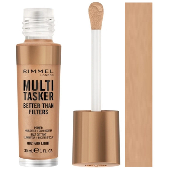 Rimmel London Multi-Tasker Better Than Filters 3v1 dlouhotrvající tónující make-up 002 Fair-Light 30 ml