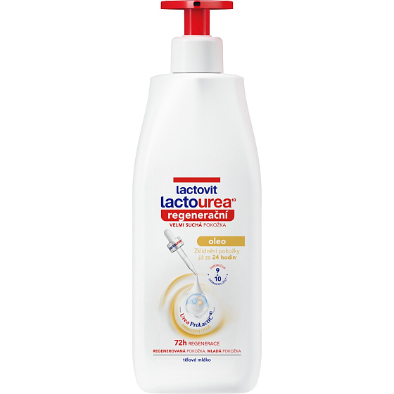 Lactovit Lacto Urea Oleo regenerační tělové mléko pro velmi suchou pokožku 400 ml