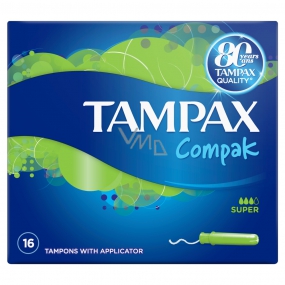 Tampax Compak Super dámské tampony s aplikátorem 16 kusů