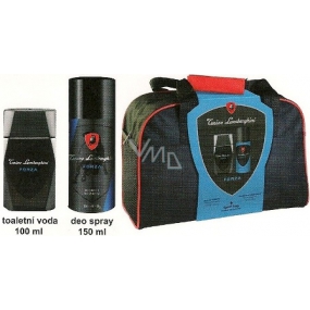 Tonino Lamborghini Forza toaletní voda 100 ml + deodorant sprej 150 ml + taška, dárková sada