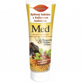 Bione Cosmetics Med & Propolis s Kaštanem koňským bylinný balzám pro všechny typy pokožky 300 ml
