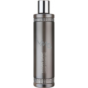 Vivian Gray Crystal In Brown luxusní hydratační sprchový gel pro ženy 250 ml