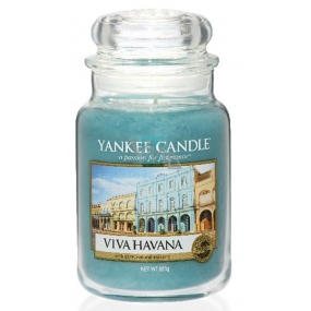 Yankee Candle Viva Havana - Ať žije Havana vonná svíčka Classic velká sklo 623 g
