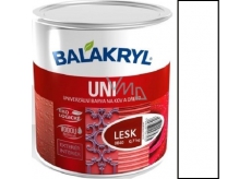 Balakryl Uni Lesk 1000 Bílý univerzální barva na kov a dřevo 700 g