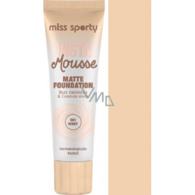 Miss Sporty Insta Mousse Matte Foundation make-up 001 Ivory 30 ml