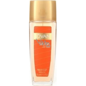Jovan Musk parfémovaný deodorant sklo pro ženy 75 ml