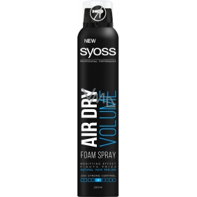 Syoss Air Dry Volume 24 silná fixace pěna pro objem vlasů sprej 200 ml