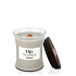 WoodWick Warm Wool - Hřejivá vlna vonná svíčka s dřevěným knotem a víčkem sklo malá 85 g
