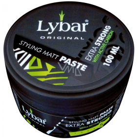 Lybar Stylingová matující pasta na vlasy extra silně tužící s aktivním uhlím 100 ml